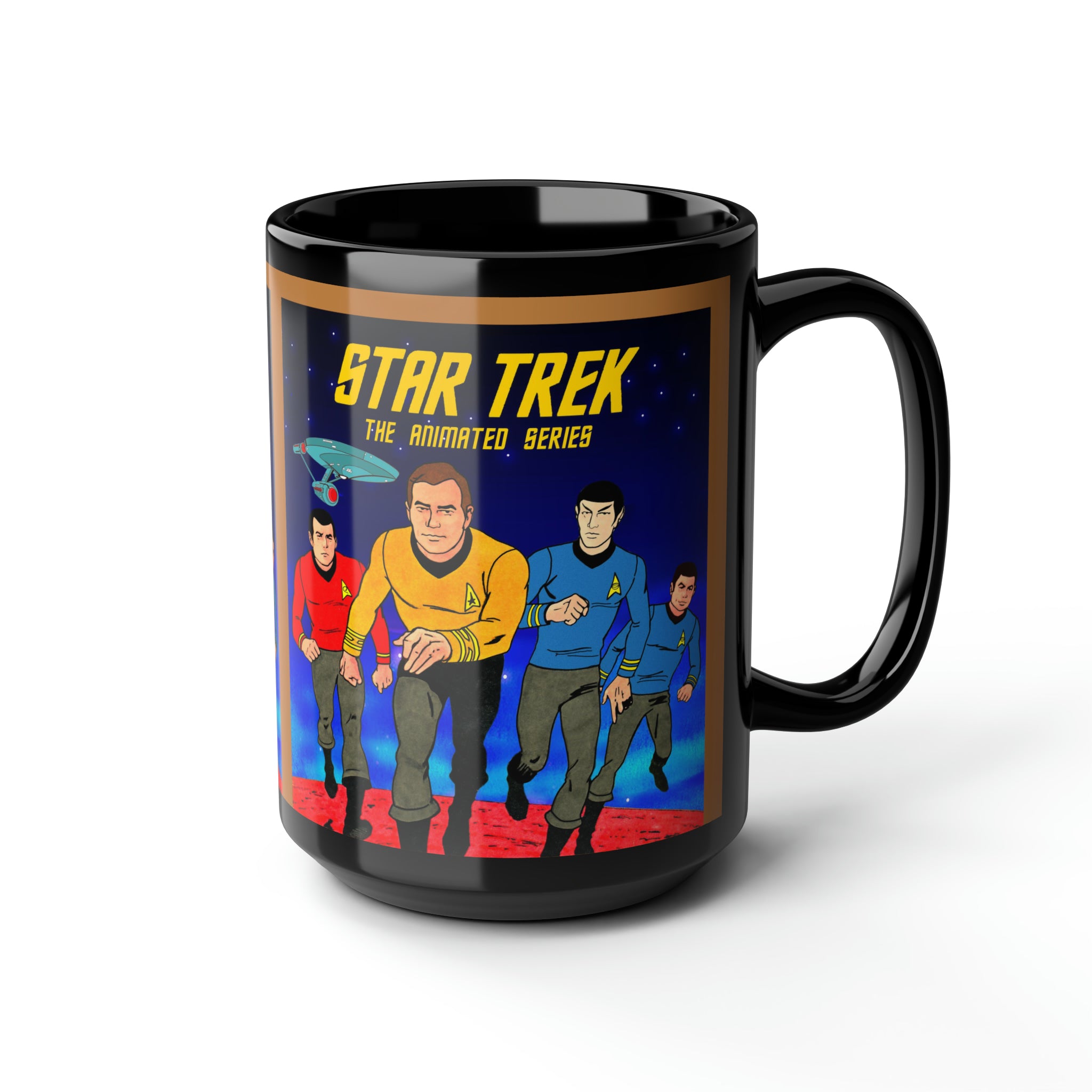 Star Trek Collection- Black Mug, 15oz - Creations by Chris and Carlos